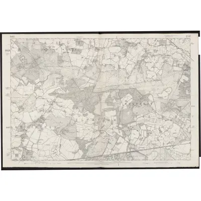 1871 Map of Hampshire & Isle of Wight XII, 1875 Print