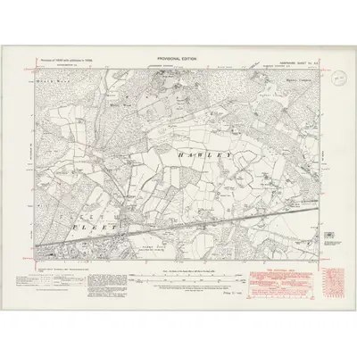 1938 Map of Hampshire & Isle of Wight XII.SE, 1946 Print