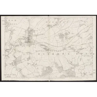 1870 Map of Hampshire & Isle of Wight XLII, 1873 Print