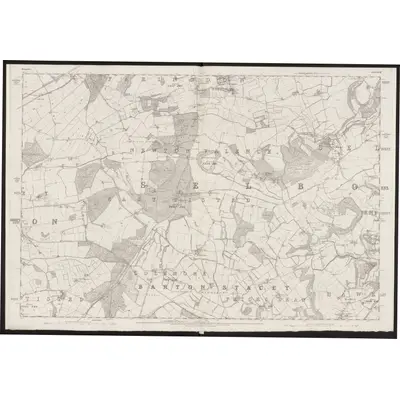 1870 Map of Hampshire & Isle of Wight XLIII, 1872 Print