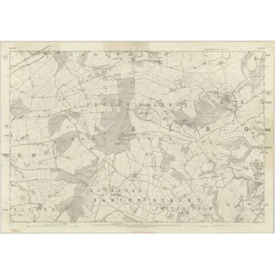 1870 Map of Hampshire & Isle of Wight XLIII, 1872 Print