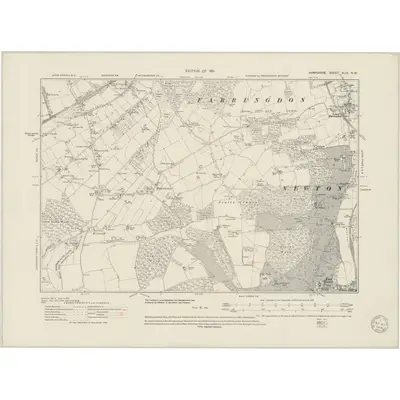 1908 Map of Hampshire & Isle of Wight XLIII.NW, 1949 Print