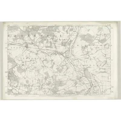 1871 Map of Hampshire & Isle of Wight XLVIII, 1874 Print