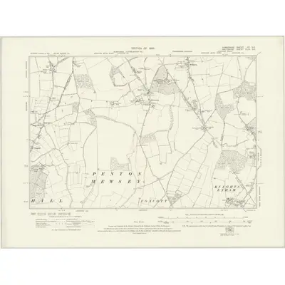 1923 Map of Hampshire & Isle of Wight XV.SE, 1926 Print