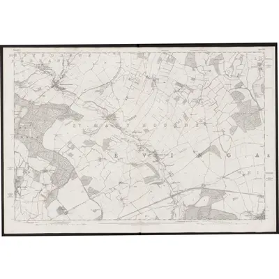 1873 Map of Hampshire & Isle of Wight XVI, 1877 Print