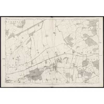 1872 Map of Hampshire & Isle of Wight XVII, 1877 Print