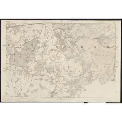 1871 Map of Hampshire & Isle of Wight XX, 1873 Print