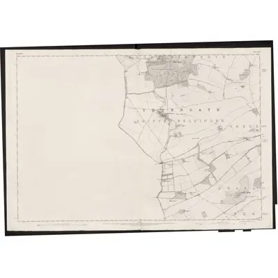 1873 Map of Hampshire & Isle of Wight XXII, 1876 Print