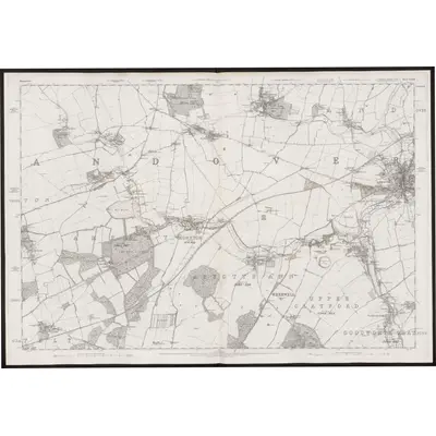 1872 Map of Hampshire & Isle of Wight XXIII, 1876 Print