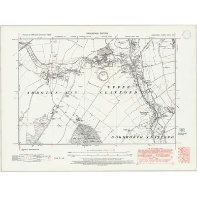 1938 Map of Hampshire & Isle of Wight XXIII.SE, 1946 Print