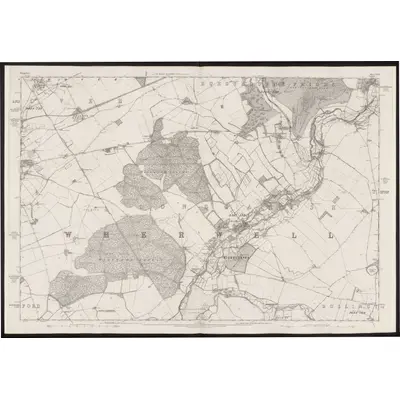 1871 Map of Hampshire & Isle of Wight XXIV, 1876 Print
