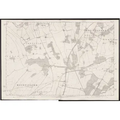 1870 Map of Hampshire & Isle of Wight XXV, 1876 Print