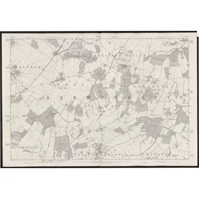 1871 Map of Hampshire & Isle of Wight XXVI, 1875 Print