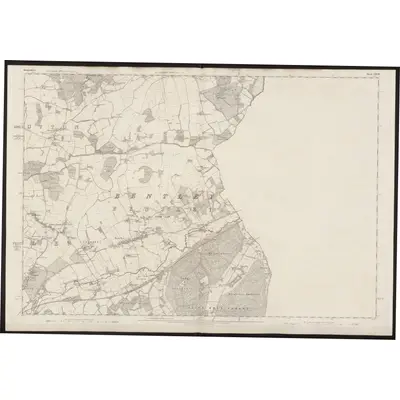 1870 Map of Hampshire & Isle of Wight XXVIII, 1874 Print