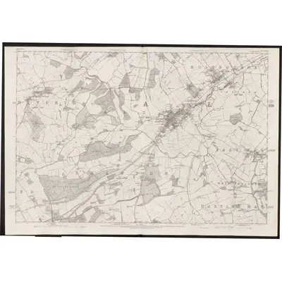 1870 Map of Hampshire & Isle of Wight XXXV, 1874 Print