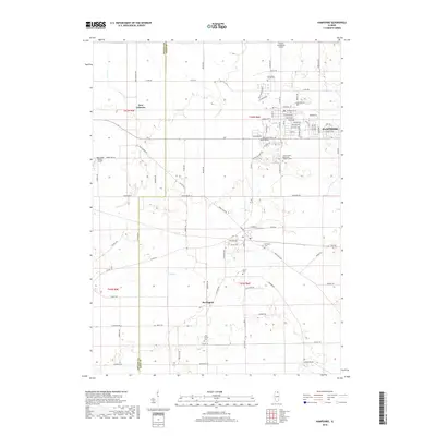 2018 Map of Hampshire, 2018 Print
