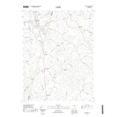 2019 Map of Hampstead, 2019 Print