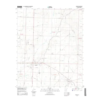 2014 Map of Hampton, 2014 Print