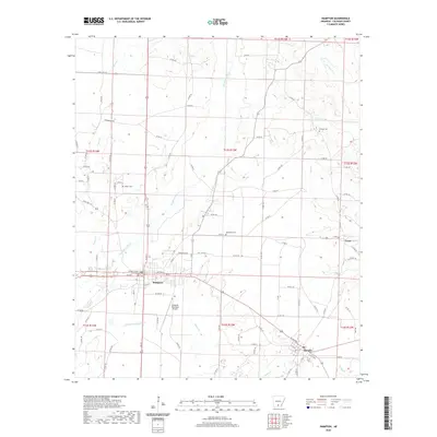 2020 Map of Hampton, 2020 Print