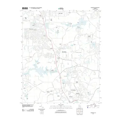 2011 Map of Hampton, 2011 Print