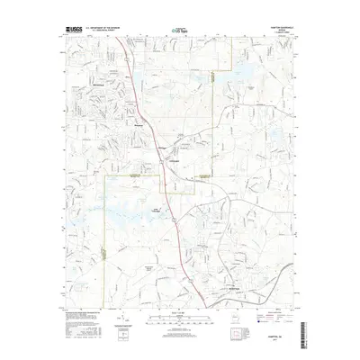 2017 Map of Hampton, 2017 Print