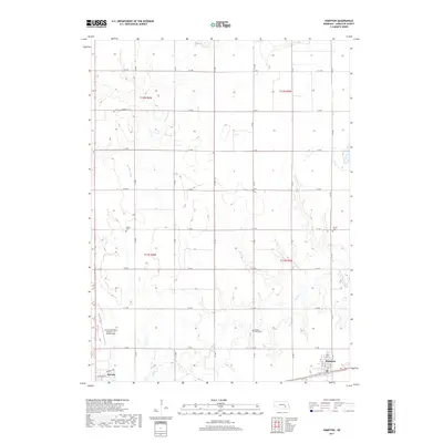 2017 Map of Hampton, 2017 Print