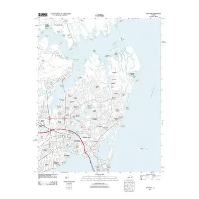 2011 Map of Hampton, 2011 Print