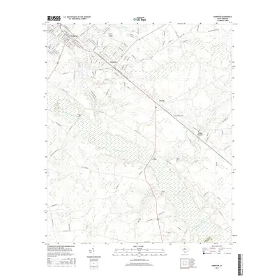 2017 Map of Hampton, 2017 Print