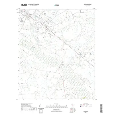2020 Map of Hampton, 2020 Print