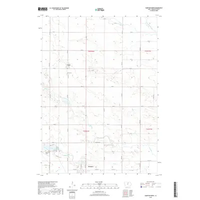 2018 Map of Hampton North, 2018 Print