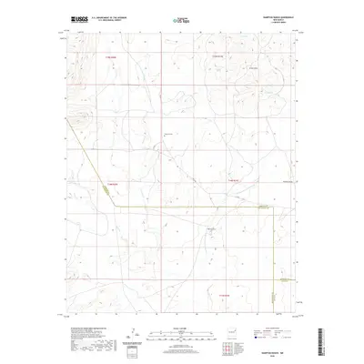 2020 Map of Hampton Ranch, 2020 Print