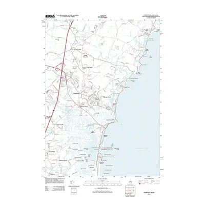 2012 Map of Hampton, 2012 Print