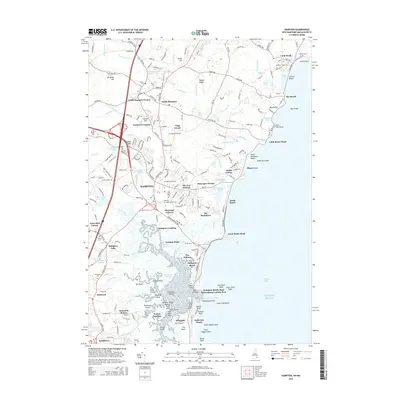 2015 Map of Hampton, 2015 Print