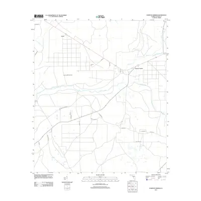 2012 Map of Hampton Springs, 2012 Print
