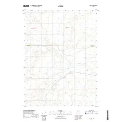 2017 Map of Hampton, 2017 Print