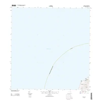 2013 Map of Hams Bay, 2013 Print