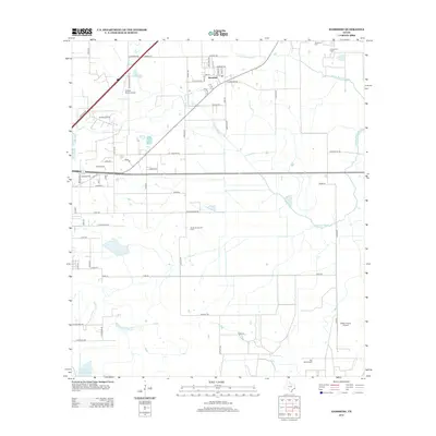 2013 Map of Hamshire, 2013 Print