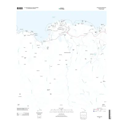 2013 Map of Hanalei, 2013 Print