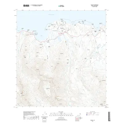 2017 Map of Hanalei, 2017 Print