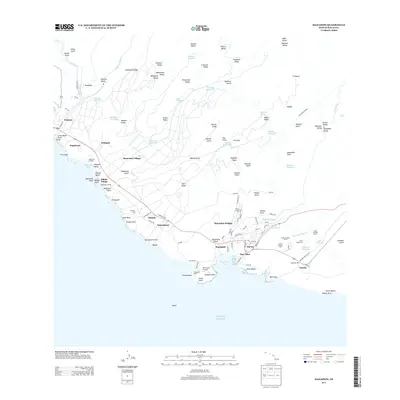 2013 Map of Hanapepe, 2013 Print