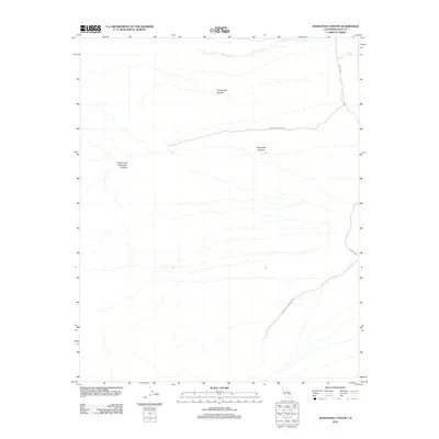 2012 Map of Hanaupah Canyon, 2012 Print
