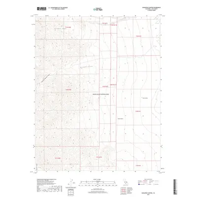 2018 Map of Hanaupah Canyon, 2018 Print