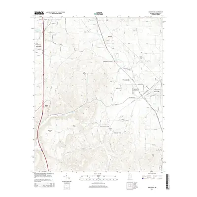 2014 Map of Hanceville, 2014 Print