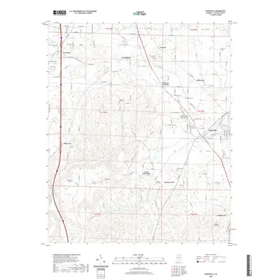 2020 Map of Hanceville, 2020 Print