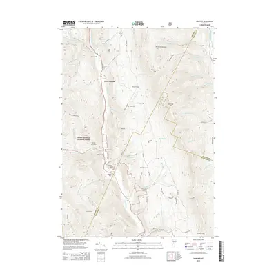 2015 Map of Hancock, 2015 Print