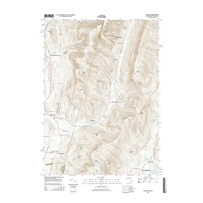 2015 Map of Hancock, 2015 Print