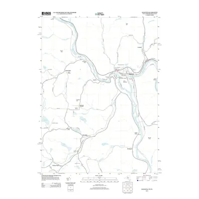 2013 Map of Hancock, 2013 Print