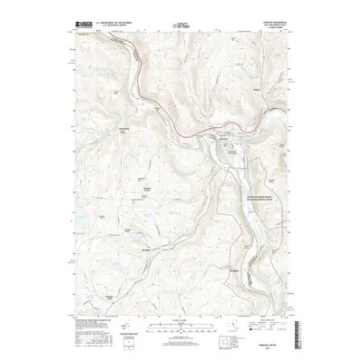 2016 Map of Hancock, 2016 Print