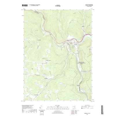 2019 Map of Hancock, 2019 Print