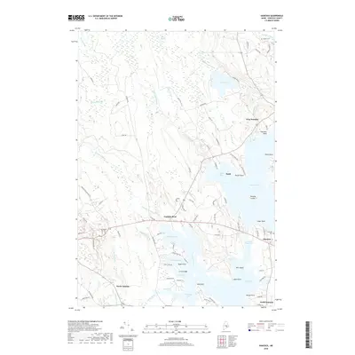 2018 Map of Hancock, 2018 Print